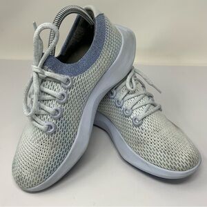 ALLBIRDS Womens Tree Dashers Blue/Grayish Running Shoes. Size 8.5.
